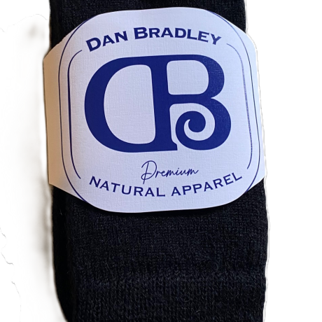 NZ Made Alpaca Blend Everyday Socks, Black  5-7 image