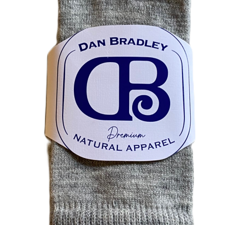 NZ Made Alpaca Blend Everyday Socks, Light Grey 5-7 image