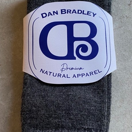 NZ Made Alpaca Blend Everyday Socks Dark Grey 5-7 image