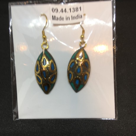 Green Blue enamel inlay image