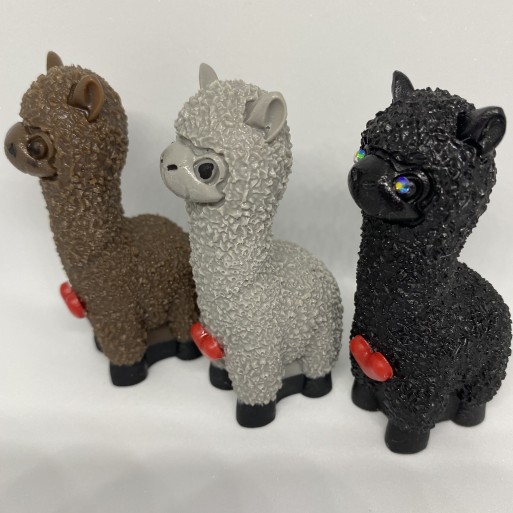 Alpaca Figurine Lady Grey (Grey) image