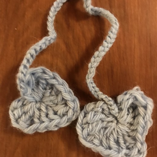 Sage Femme Natural Umbilical Cord Ties - Merino Blue image